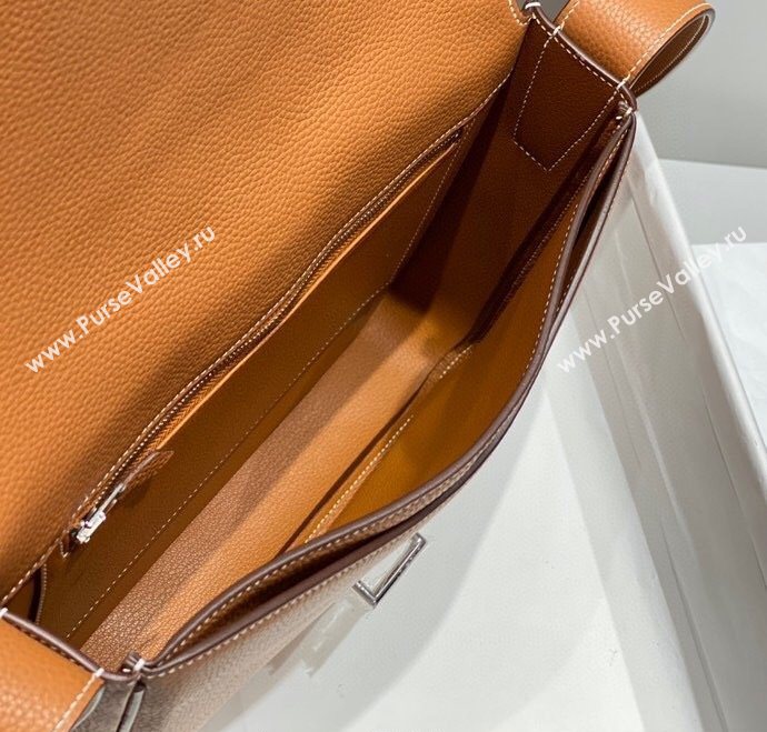 Hermes Steve Light Junior Messenger Bag in Grained Calfskin 2025 (Half Handmade) (FL-250701066)