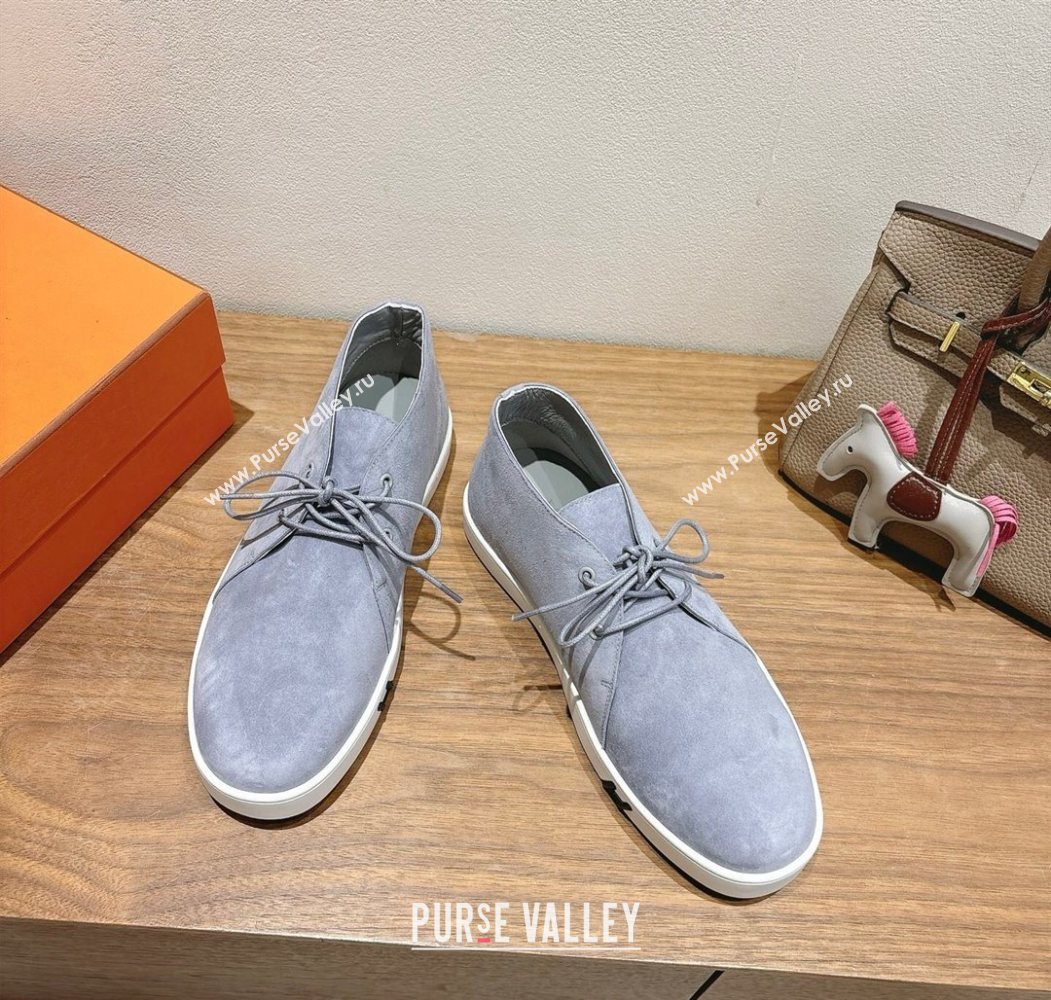 Hermes Klicker Sneakers in Suede Purple 2025 H251921 (XC-250708082)