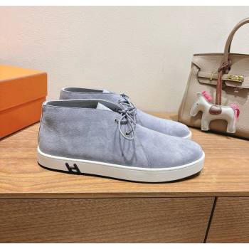 Hermes Klicker Sneakers in Suede Purple 2025 H251921 (XC-250708082)