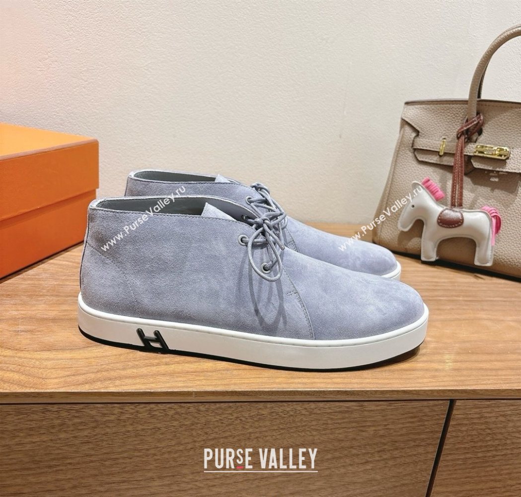 Hermes Klicker Sneakers in Suede Purple 2025 H251921 (XC-250708082)