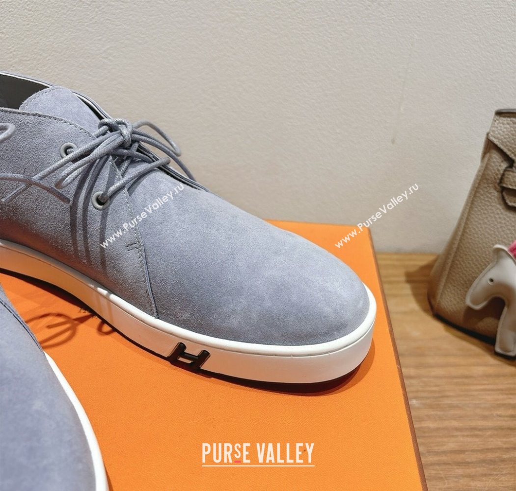 Hermes Klicker Sneakers in Suede Purple 2025 H251921 (XC-250708082)