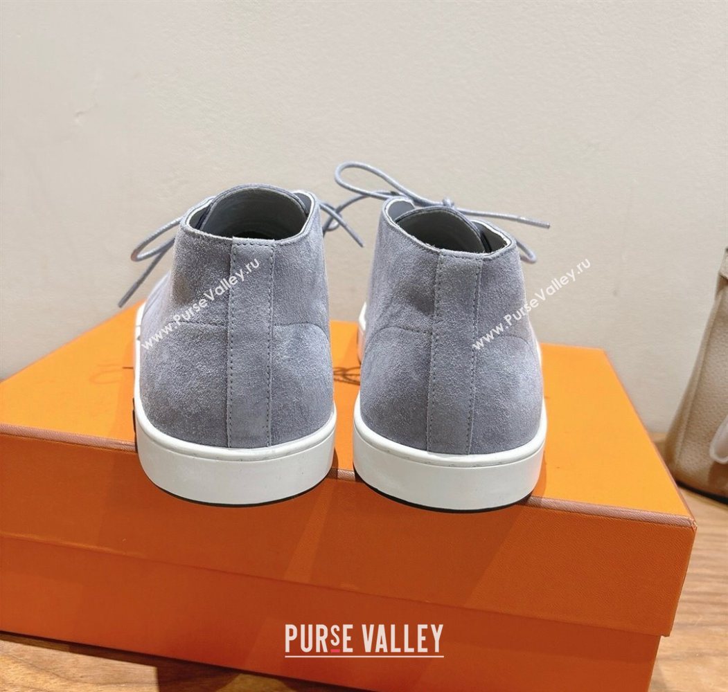 Hermes Klicker Sneakers in Suede Purple 2025 H251921 (XC-250708082)