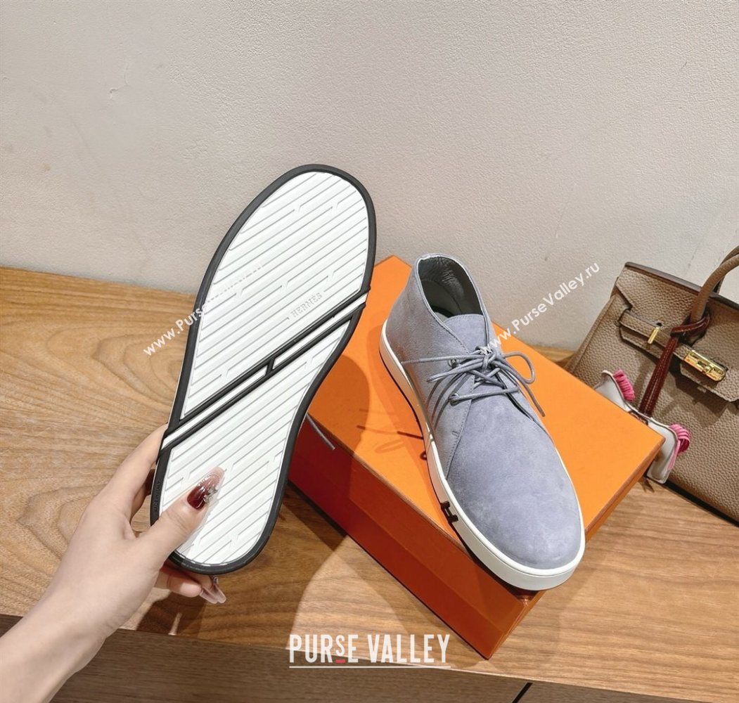 Hermes Klicker Sneakers in Suede Purple 2025 H251921 (XC-250708082)