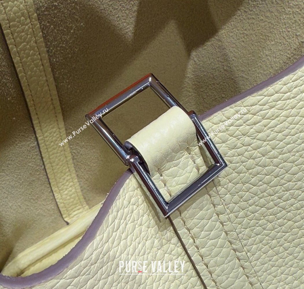 Hermes Picotin Lock Mini Bag 18cm in Togo Calfskin Leather Milton Yellow 2025 (FL-250809001)