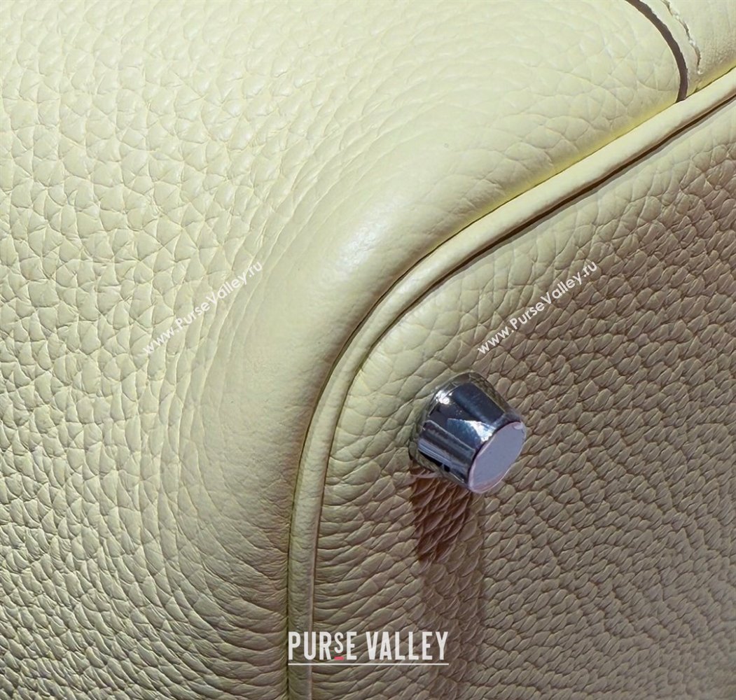 Hermes Picotin Lock Mini Bag 18cm in Togo Calfskin Leather Milton Yellow 2025 (FL-250809001)