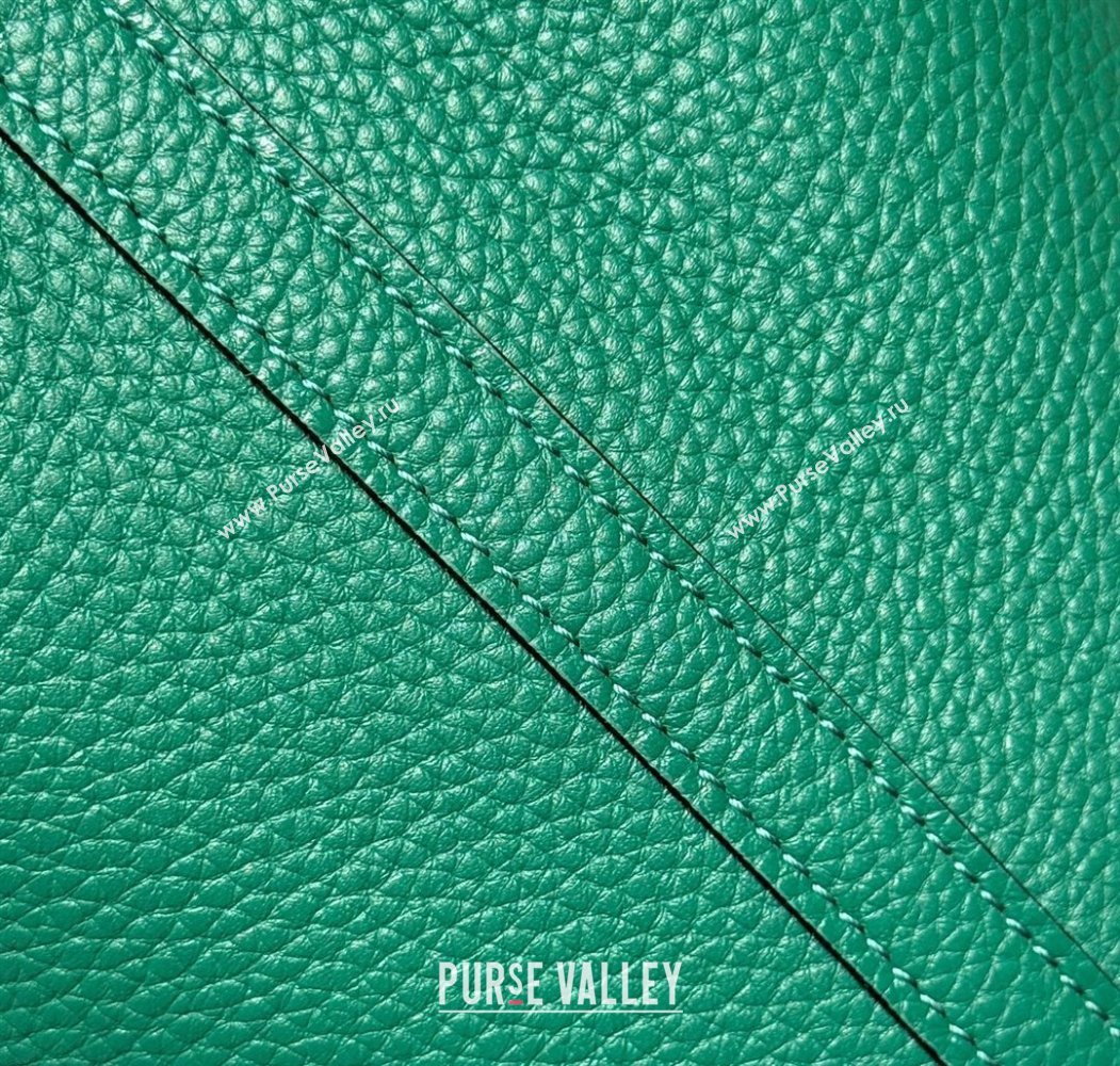 Hermes Picotin Lock Mini Bag 18cm in Togo Calfskin Leather Peacock Green 2025 (FL-250809003)