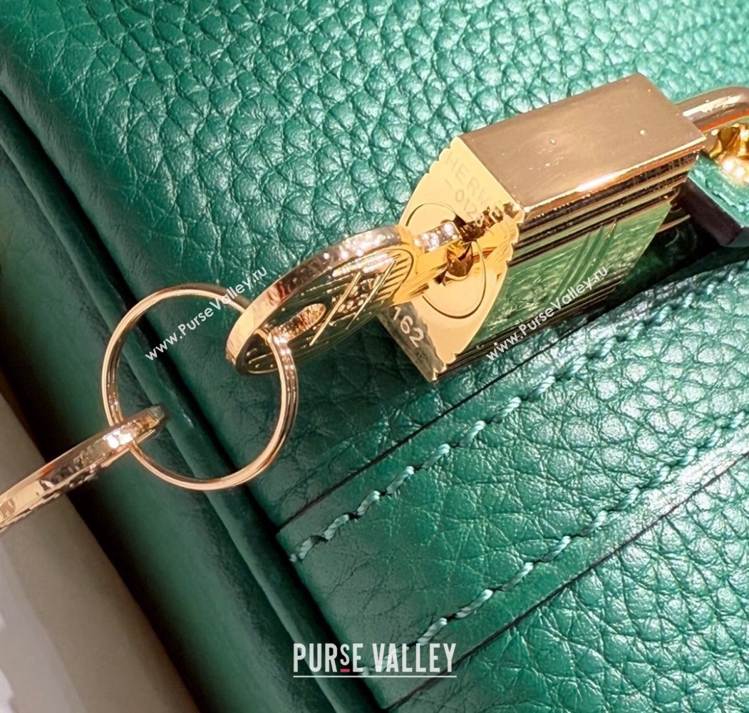 Hermes Picotin Lock Mini Bag 18cm in Togo Calfskin Leather Peacock Green 2025 (FL-250809003)