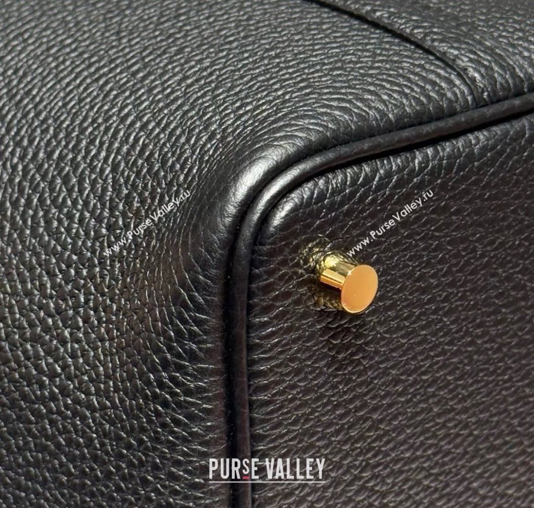 Hermes Picotin Lock Mini Bag 18cm in Togo Calfskin Leather Black/Gold 2025 (FL-250809004)