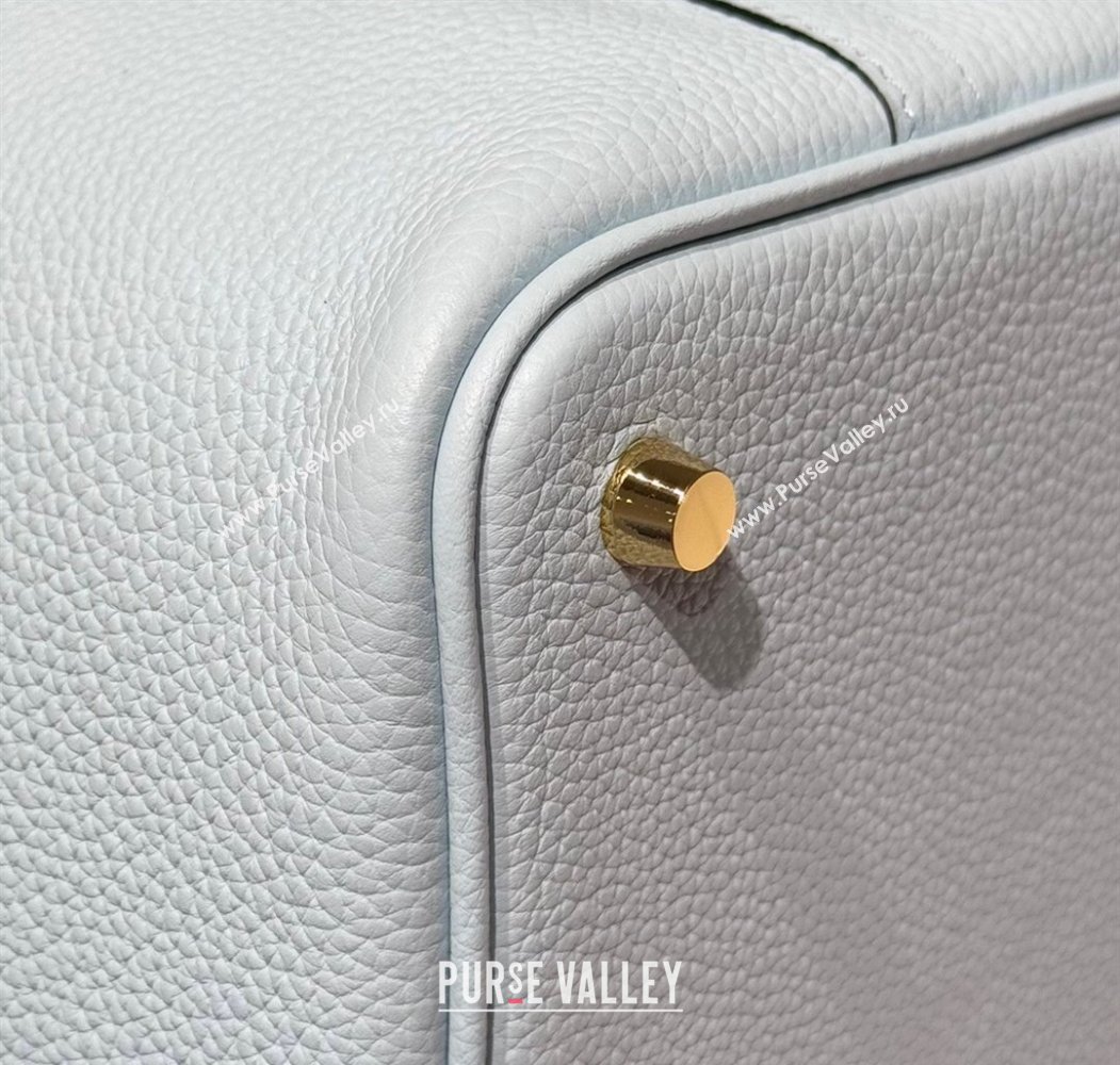 Hermes Picotin Lock Mini Bag 18cm in Togo Calfskin Leather Grail Blue 2025 (FL-250809006)