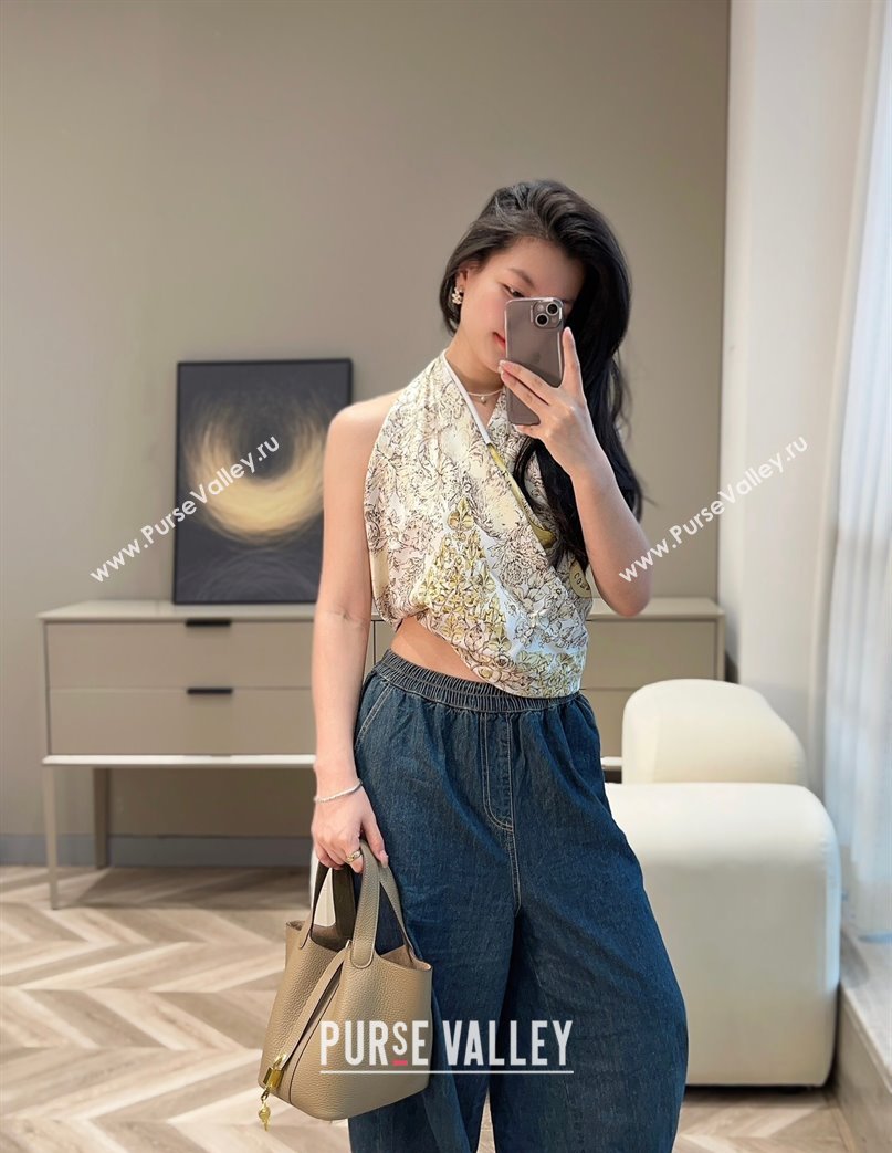 Hermes Picotin Lock Mini Bag 18cm in Togo Calfskin Leather Alpha Beige 2025 (FL-250809008)