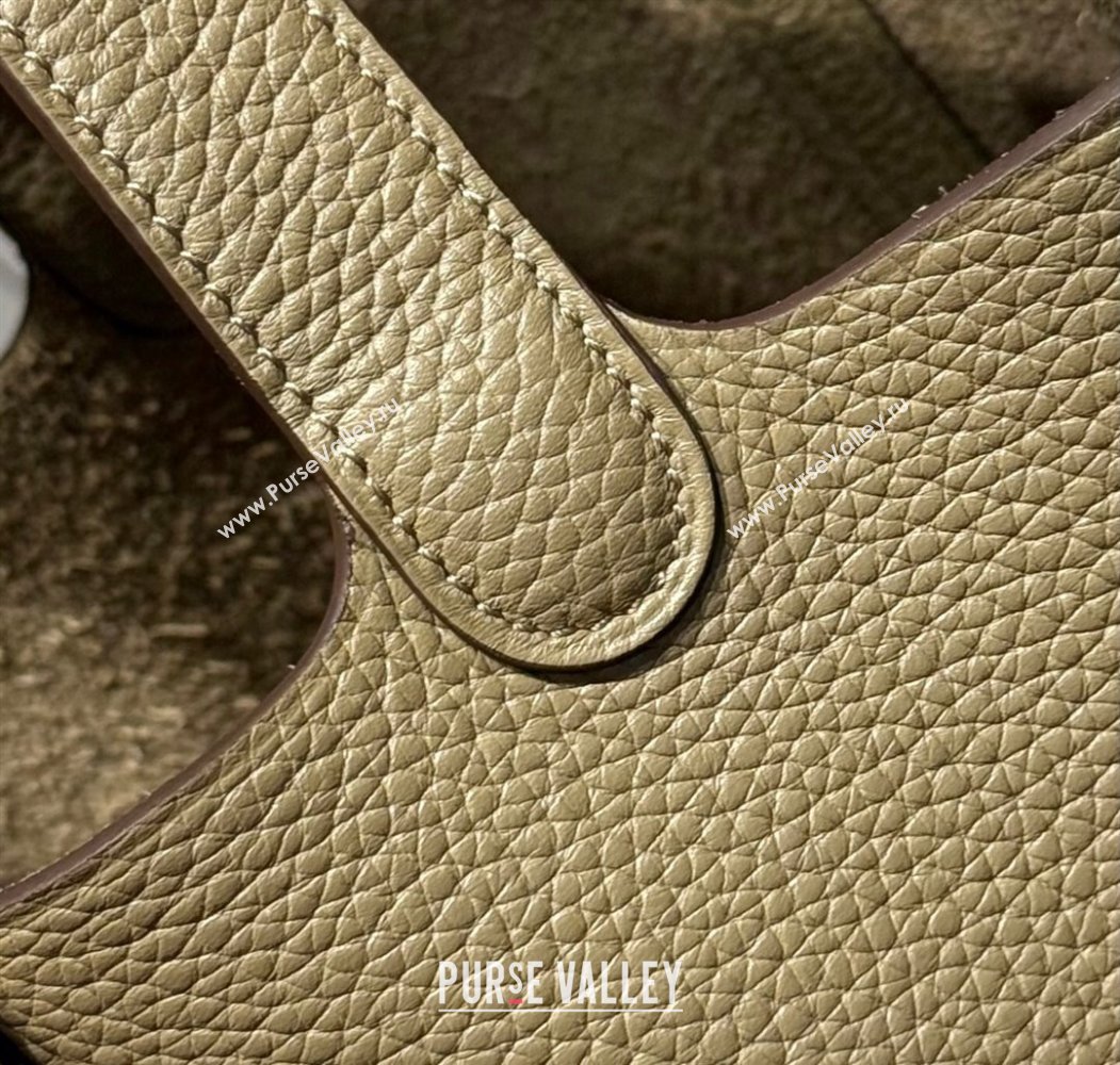 Hermes Picotin Lock Mini Bag 18cm in Togo Calfskin Leather Alpha Beige 2025 (FL-250809008)