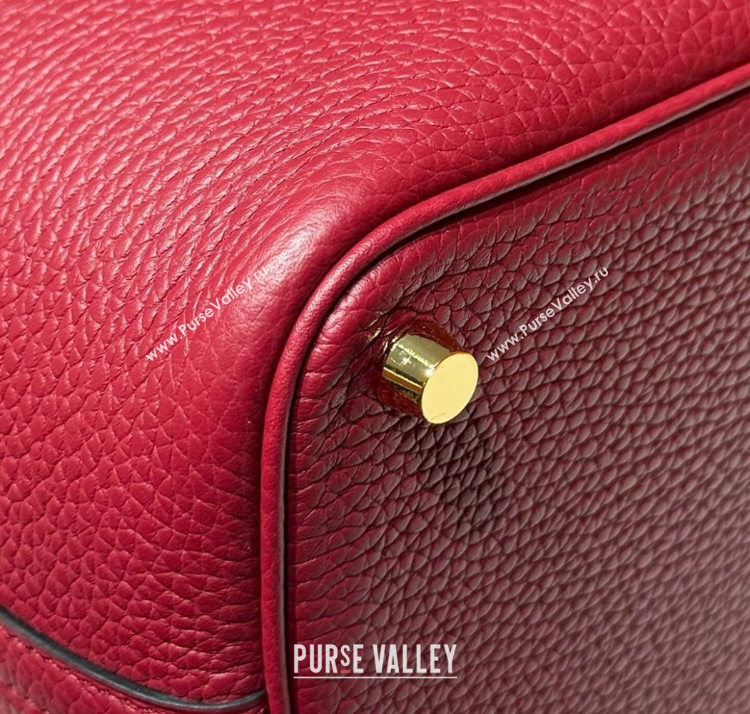 Hermes Picotin Lock Mini Bag 18cm in Togo Calfskin Leather Stone Red 2025 (FL-250809009)