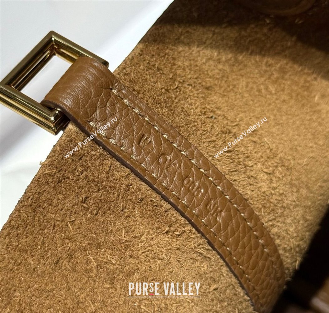 Hermes Picotin Lock Mini Bag 18cm in Togo Calfskin Leather Chestnut Brown 2025 (FL-250809010)