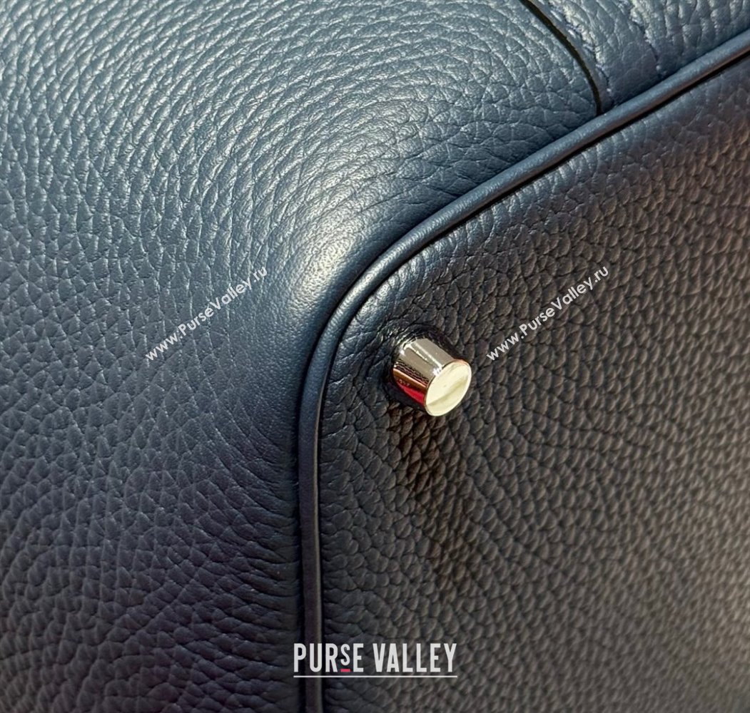 Hermes Picotin Lock Mini Bag 18cm in Togo Calfskin Leather Prussia Blue 2025 (FL-250809011)