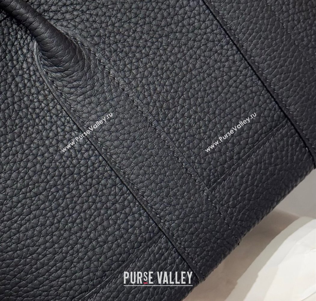 Hermes Garden Party Mini Bag 23cm in Germany Leather Black/Silver 2025 (FL-250809044)