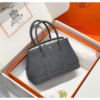Hermes Garden Party Mini Bag 23cm in Germany Leather Slate Grey 2025 (FL-250809045)