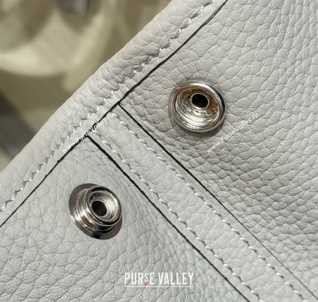 Hermes Garden Party Mini Bag 23cm in Germany Leather Glacier Blue 2025 (FL-250809047)