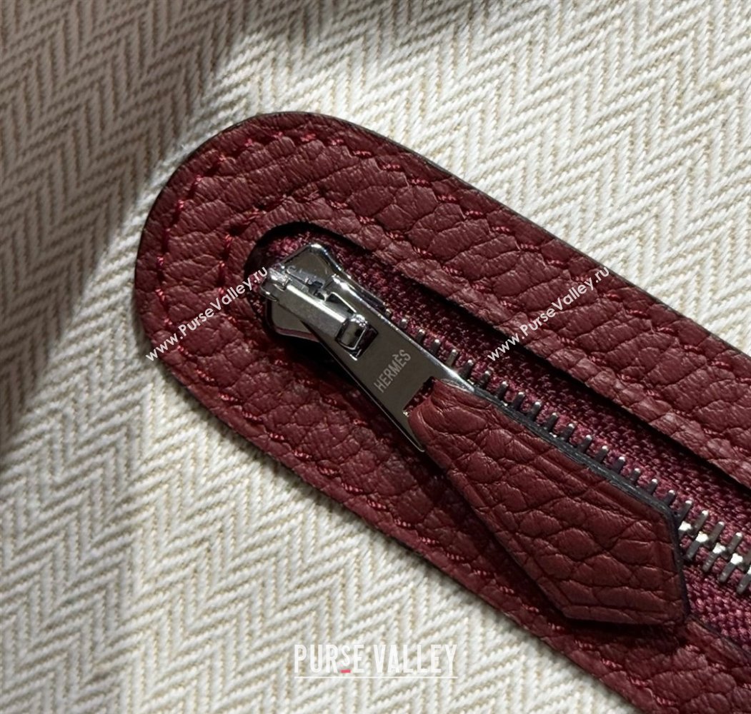 Hermes Garden Party Mini Bag 23cm in Germany Leather HERMES Red 2025 (FL-250809048)