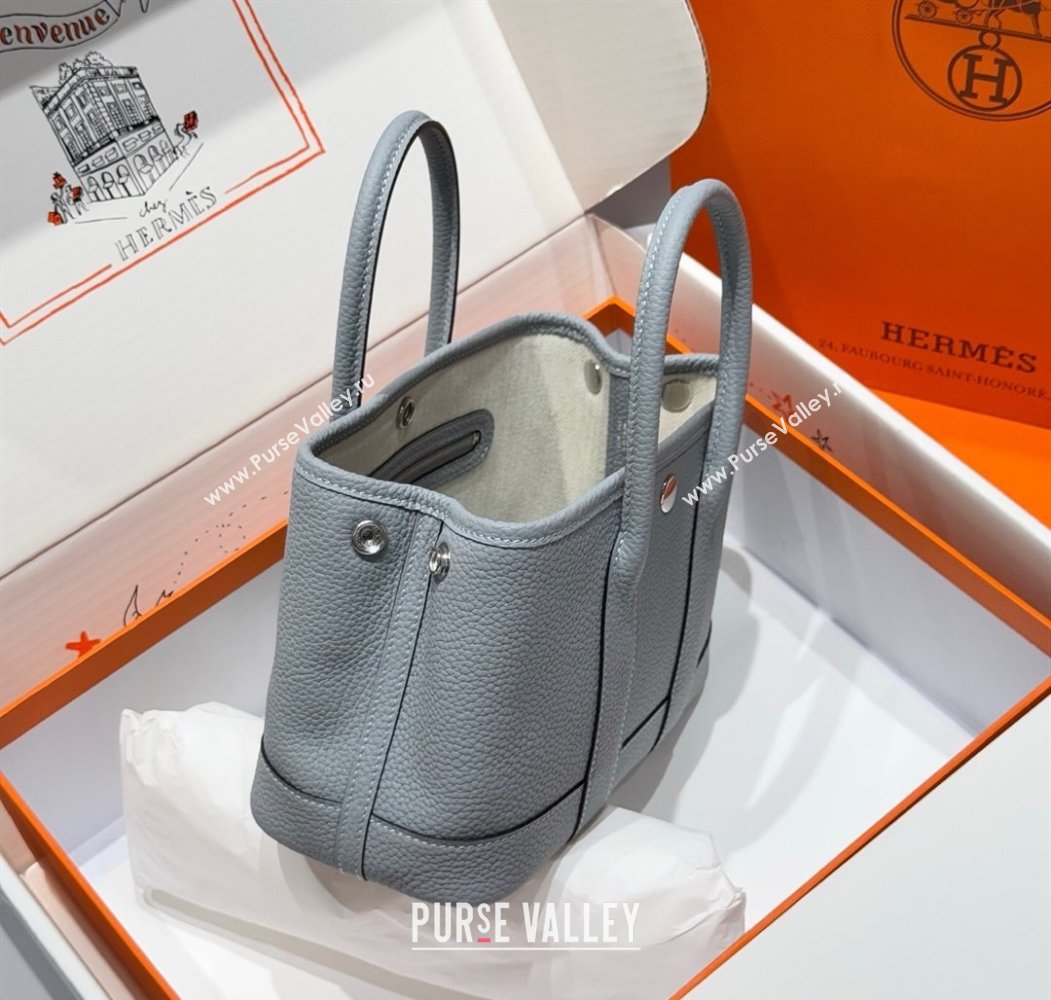 Hermes Garden Party Mini Bag 23cm in Germany Leather Puppet Grey 2025 (FL-250809050)