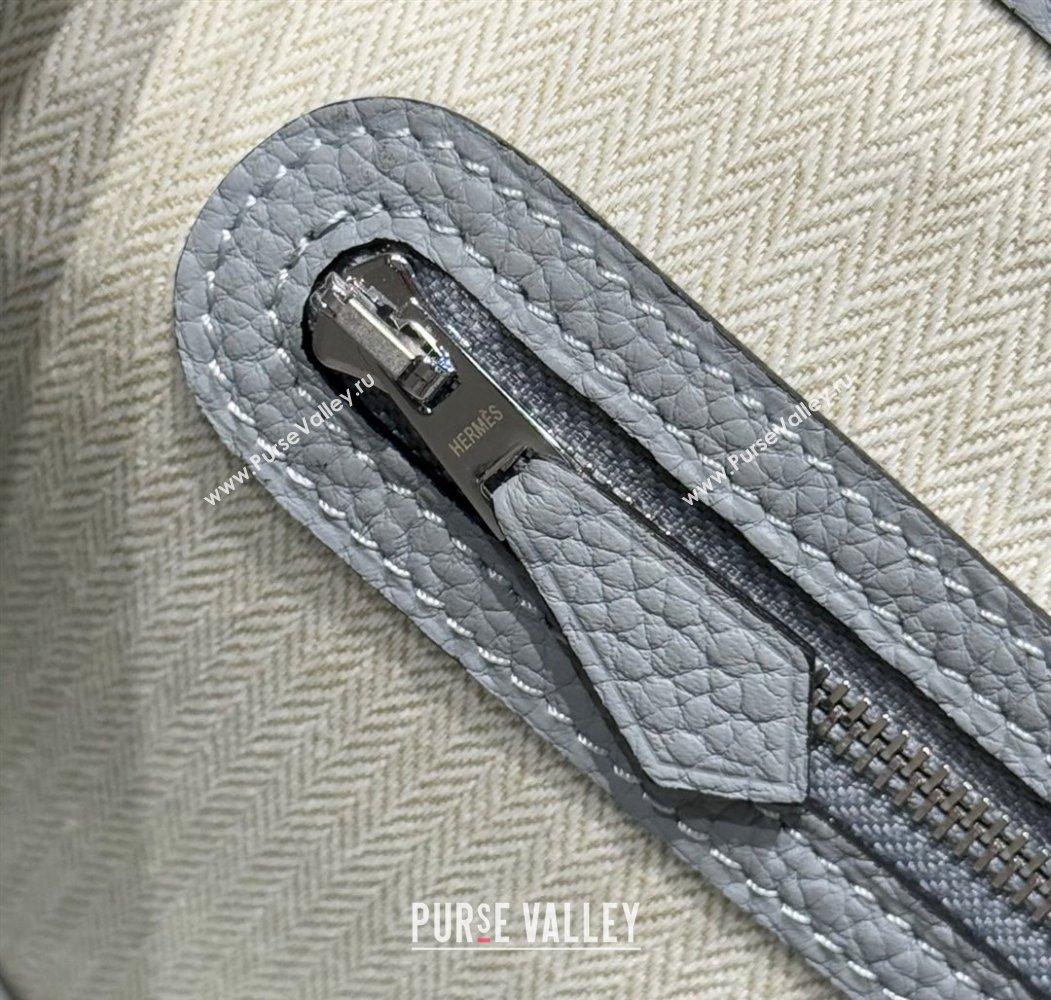 Hermes Garden Party Mini Bag 23cm in Germany Leather Puppet Grey 2025 (FL-250809050)