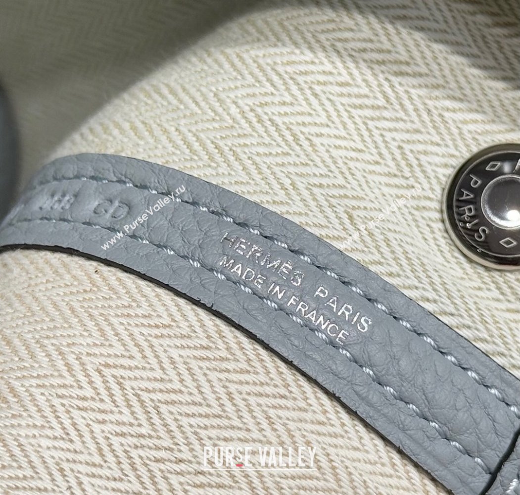 Hermes Garden Party Mini Bag 23cm in Germany Leather Puppet Grey 2025 (FL-250809050)