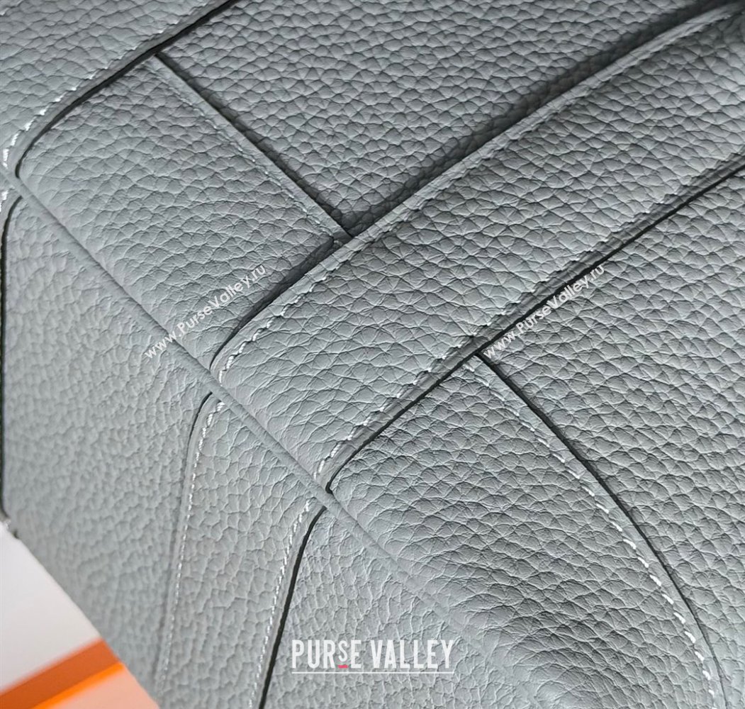 Hermes Garden Party Mini Bag 23cm in Germany Leather Puppet Grey 2025 (FL-250809050)