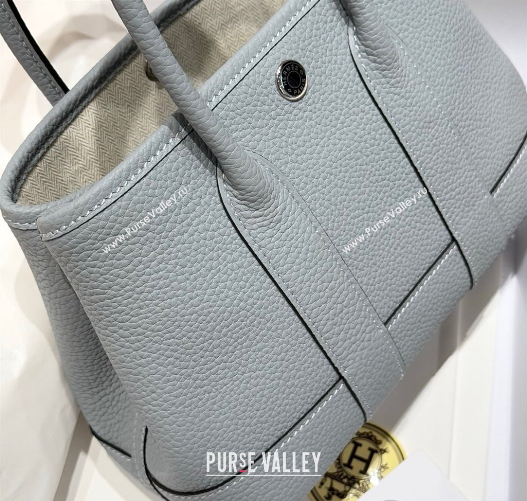 Hermes Garden Party Mini Bag 23cm in Germany Leather Puppet Grey 2025 (FL-250809050)