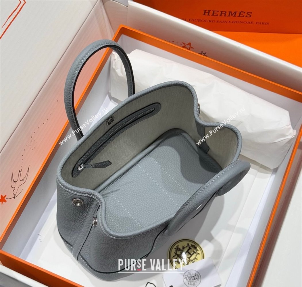 Hermes Garden Party Mini Bag 23cm in Germany Leather Puppet Grey 2025 (FL-250809050)