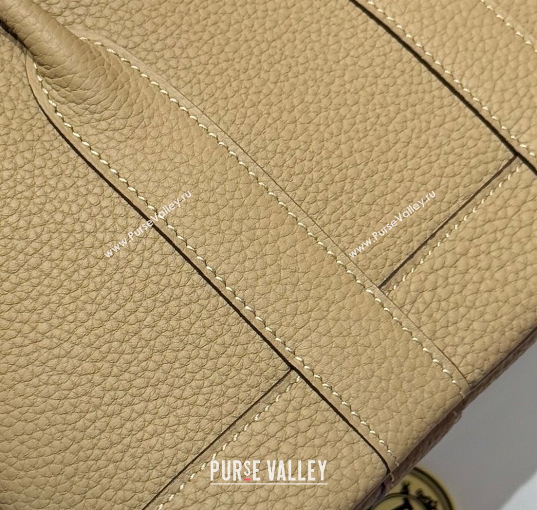 Hermes Garden Party Mini Bag 23cm in Germany Leather Alpha Beige 2025 (FL-250809051)