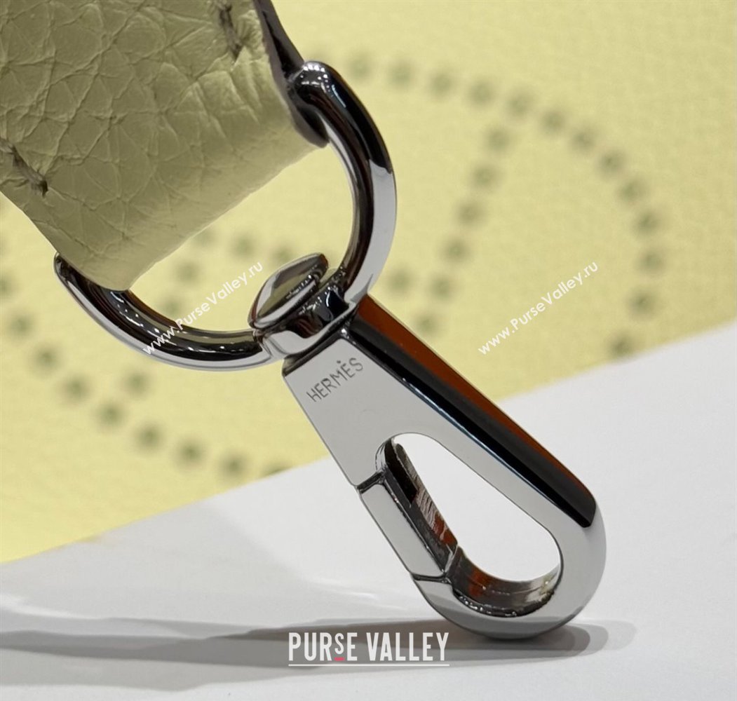 Hermes Evelyne Mini Bag 18cm in Togo Calfskin Leather Milton Yellow 2025 (FL-250808142)