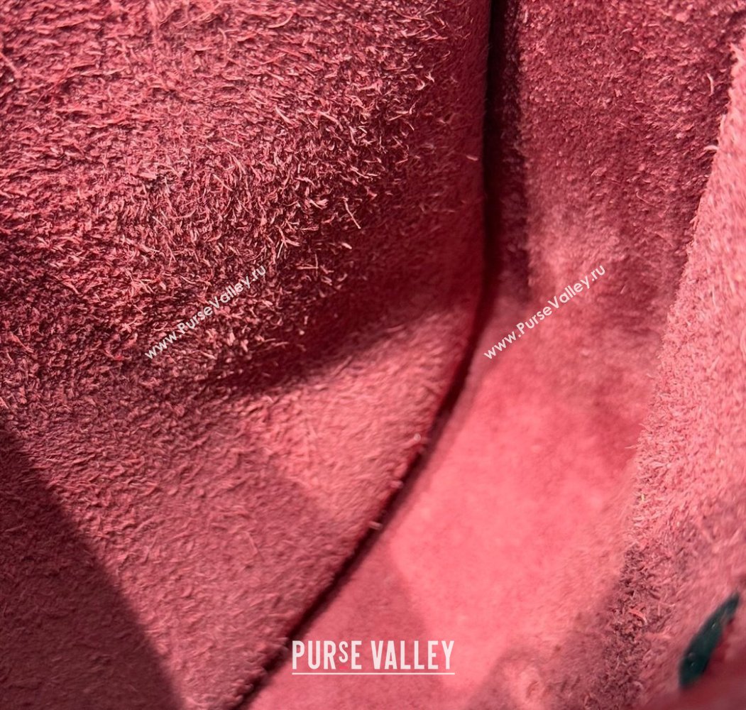 Hermes Evelyne Mini Bag 18cm in Togo Calfskin Leather Stone Red 2025 (FL-250808143)