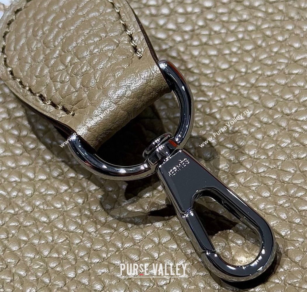 Hermes Evelyne Mini Bag 18cm in Togo Calfskin Leather Alpha Beige 2025 (FL-250808144)