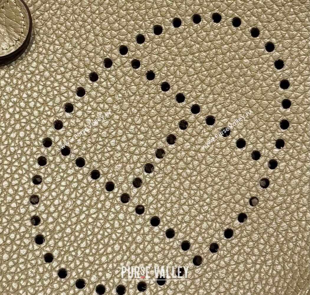 Hermes Evelyne Mini Bag 18cm in Togo Calfskin Leather Alpha Beige 2025 (FL-250808144)