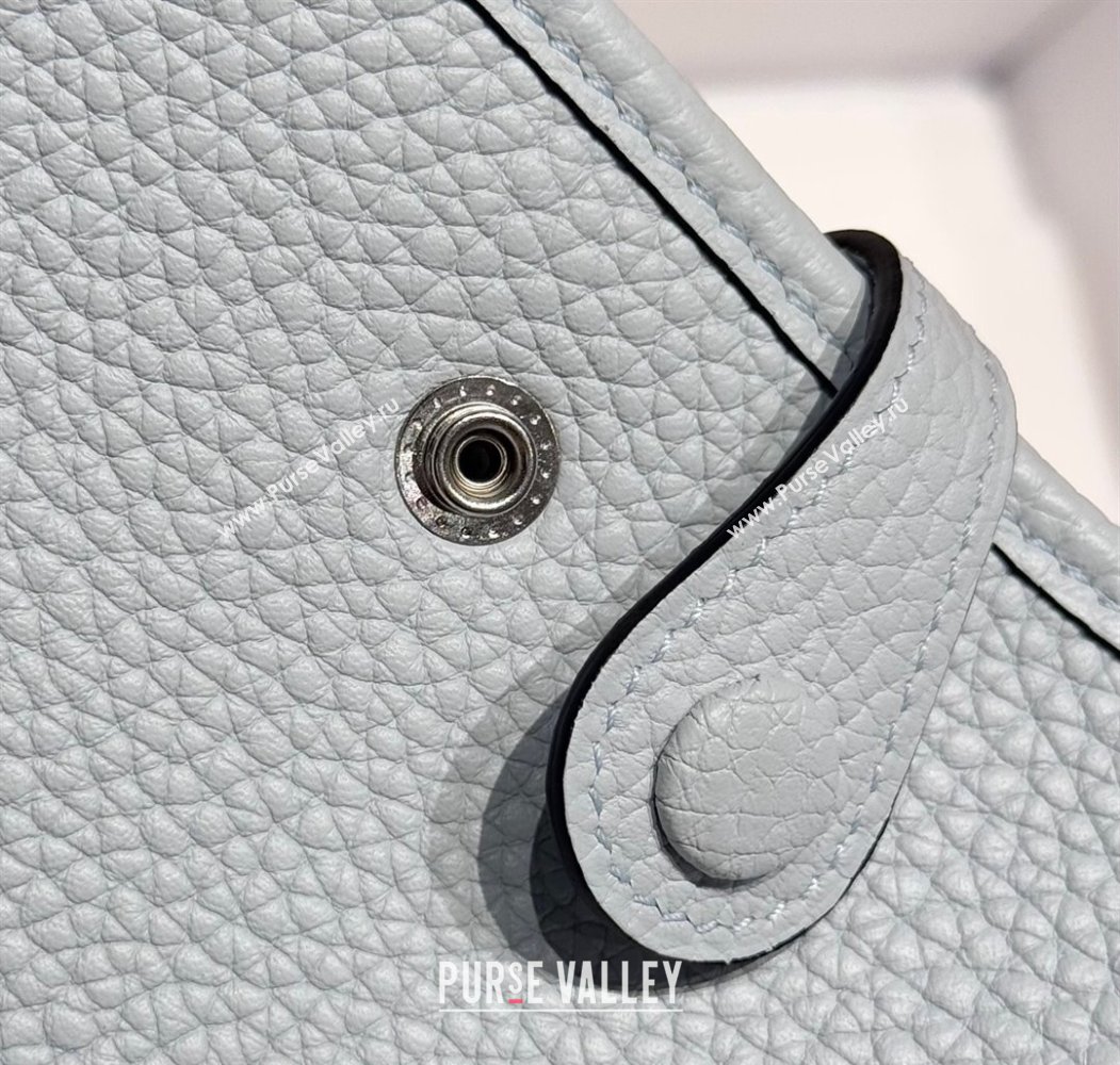 Hermes Evelyne Mini Bag 18cm in Togo Calfskin Leather Fog Blue 2025 (FL-250808145)