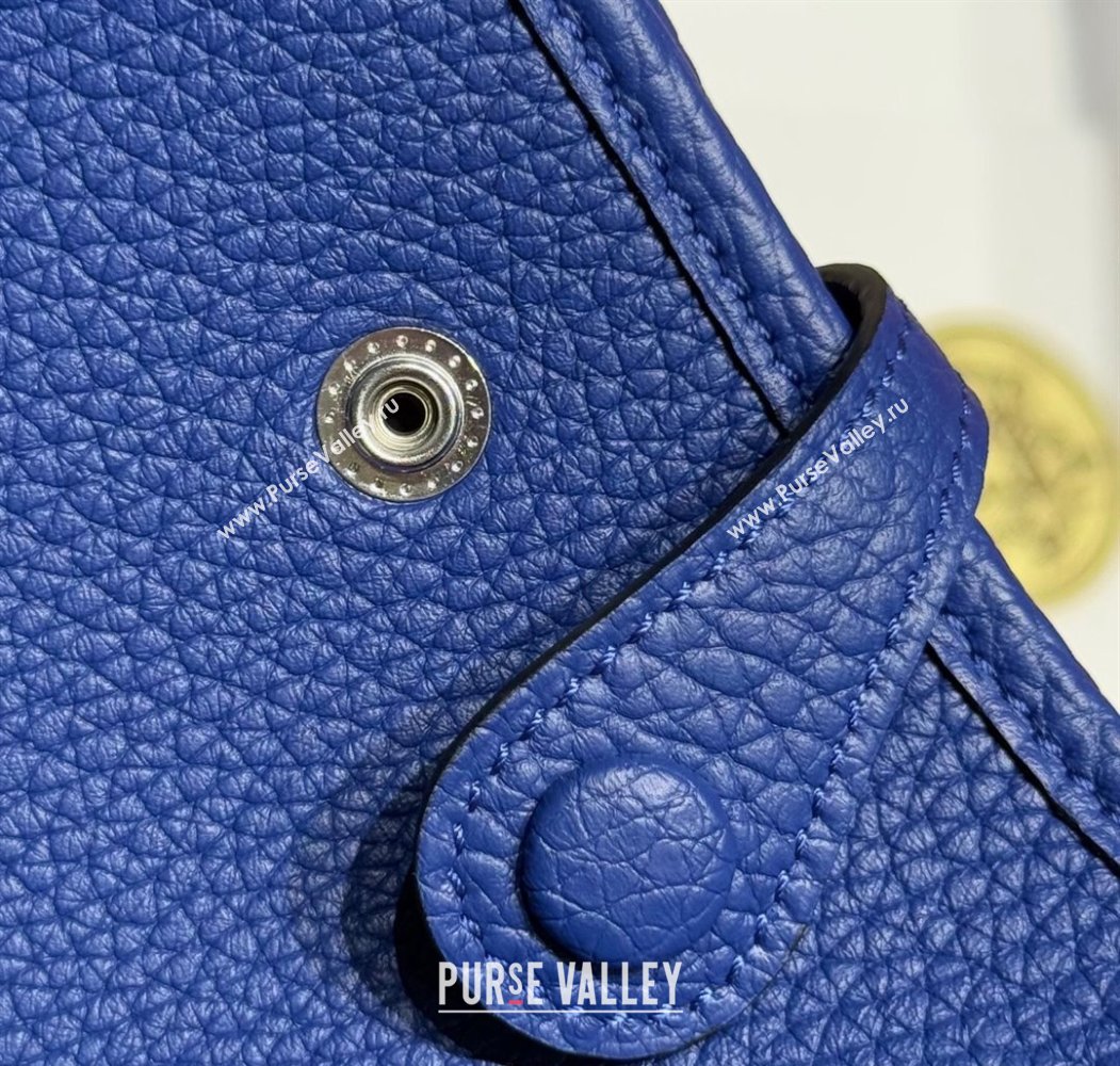 Hermes Evelyne Mini Bag 18cm in Togo Calfskin Leather Electric Blue 2025 (FL-250808146)