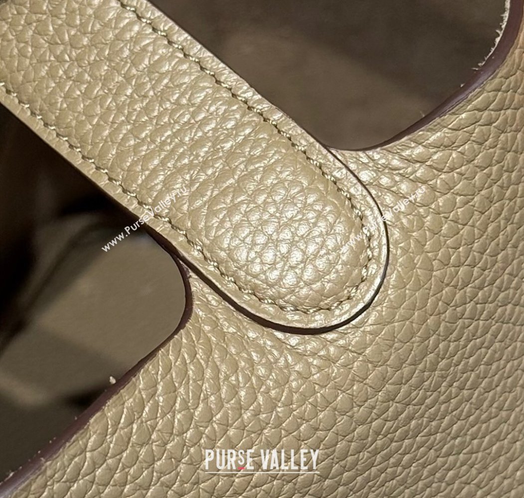 Hermes Picotin Lock Bag 22cm in Togo Calfskin Leather Alpha Beige 2025 (FL-250808152)