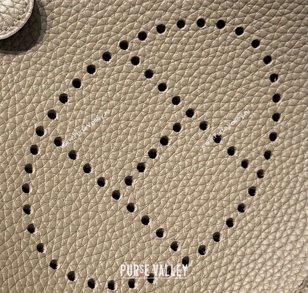 Hermes Evelyne Mini Bag 18cm in Togo Calfskin Leather Pitch Grey 2025 (FL-250808147)