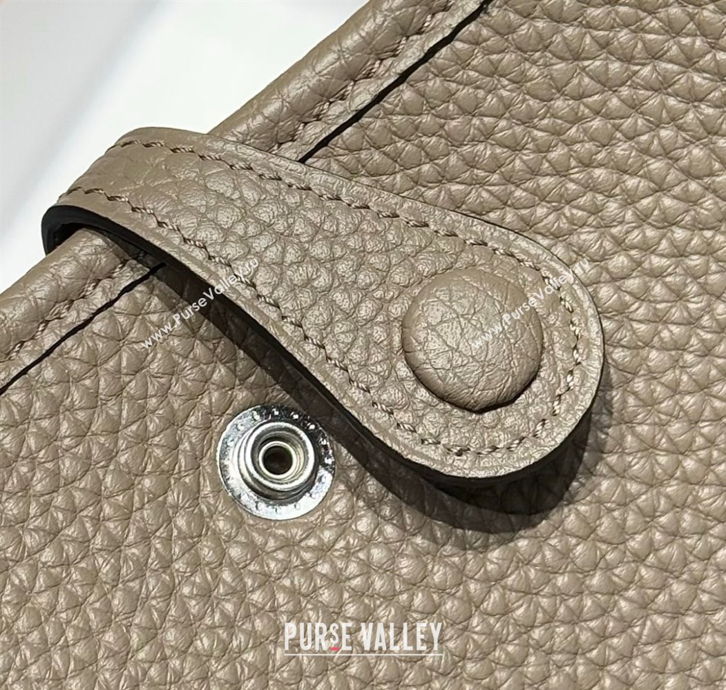 Hermes Evelyne Mini Bag 18cm in Togo Calfskin Leather Pitch Grey 2025 (FL-250808147)