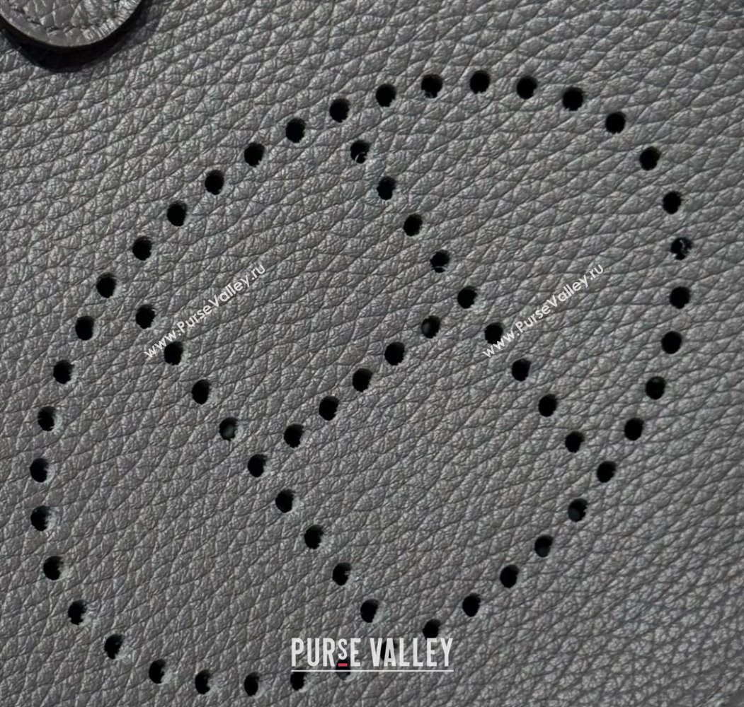 Hermes Evelyne Mini Bag 18cm in Togo Calfskin Leather Graphite Grey 2025 (FL-250808148)