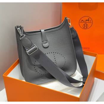 Hermes Evelyne Bag 29cm in Togo Calfskin Leather Graphite Grey 2025 (FL-250808113)
