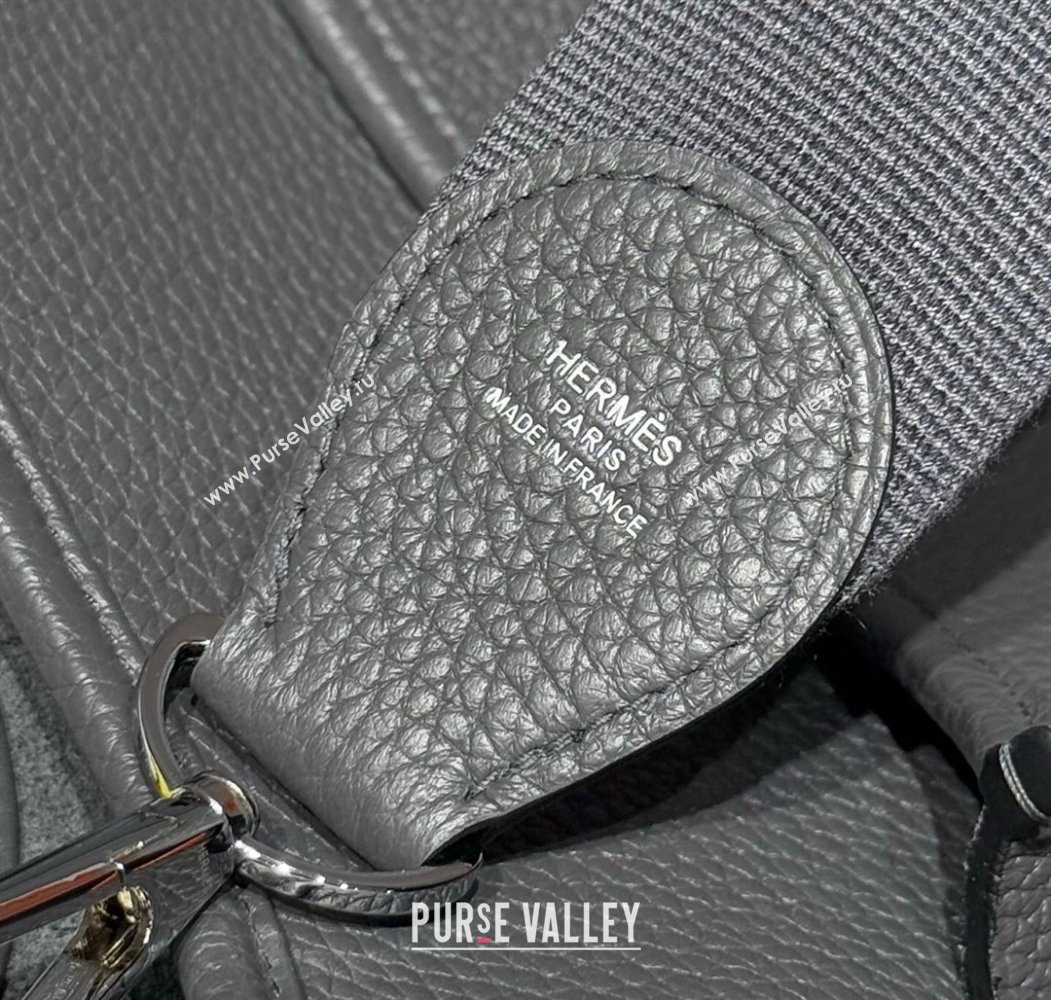 Hermes Evelyne Bag 29cm in Togo Calfskin Leather Graphite Grey 2025 (FL-250808113)