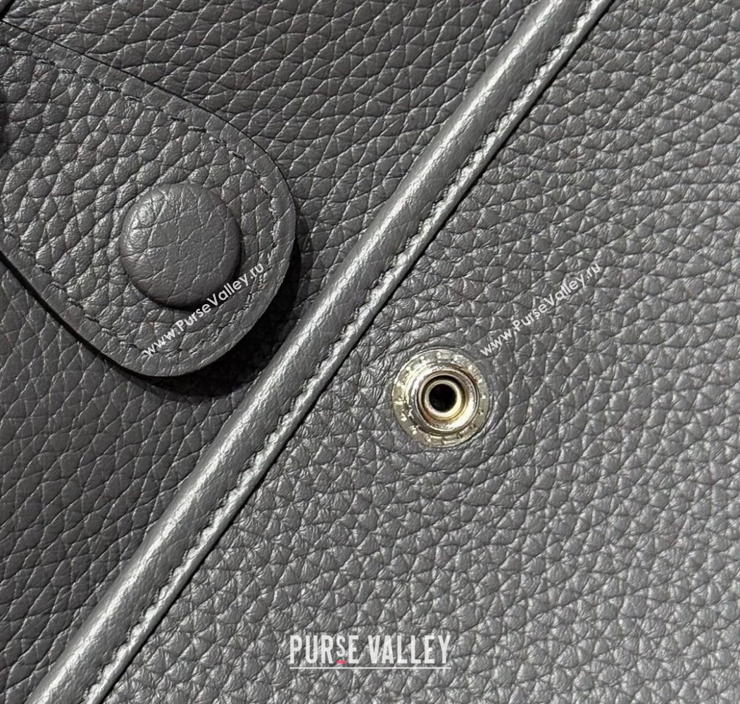 Hermes Evelyne Bag 29cm in Togo Calfskin Leather Graphite Grey 2025 (FL-250808113)