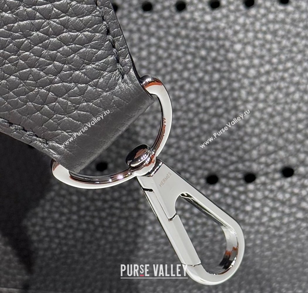 Hermes Evelyne Bag 29cm in Togo Calfskin Leather Graphite Grey 2025 (FL-250808113)