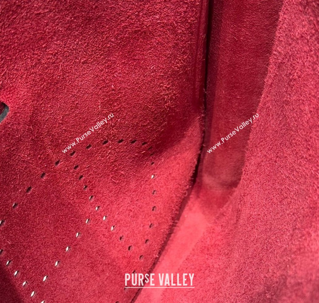 Hermes Evelyne Bag 29cm in Togo Calfskin Leather Stone Red 2025 (FL-250808114)