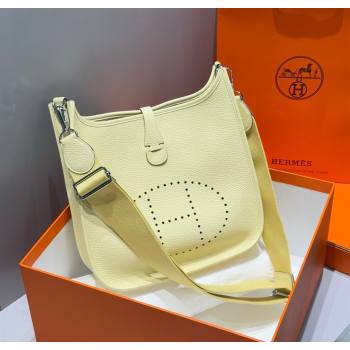 Hermes Evelyne Bag 29cm in Togo Calfskin Leather Milton Yellow 2025 (FL-250808115)