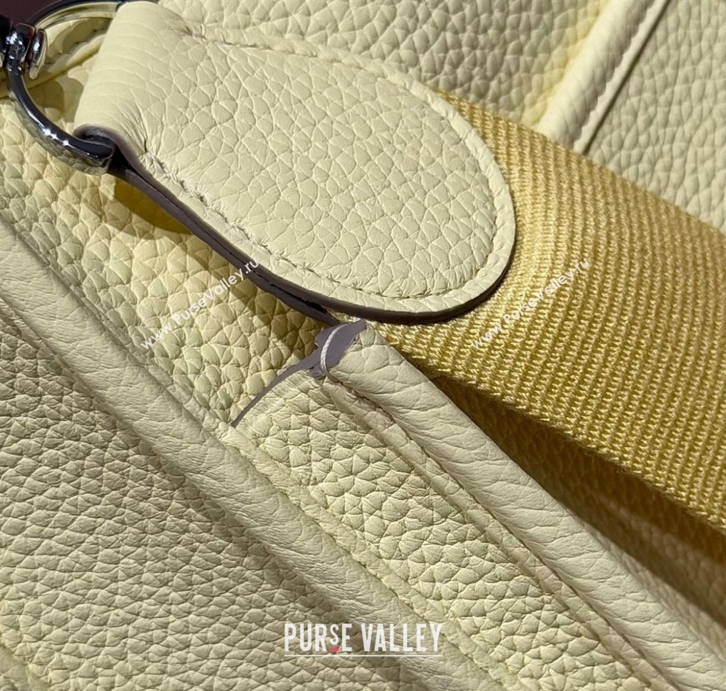 Hermes Evelyne Bag 29cm in Togo Calfskin Leather Milton Yellow 2025 (FL-250808115)