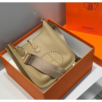 Hermes Evelyne Bag 29cm in Togo Calfskin Leather Alpha Beige 2025 (FL-250808116)