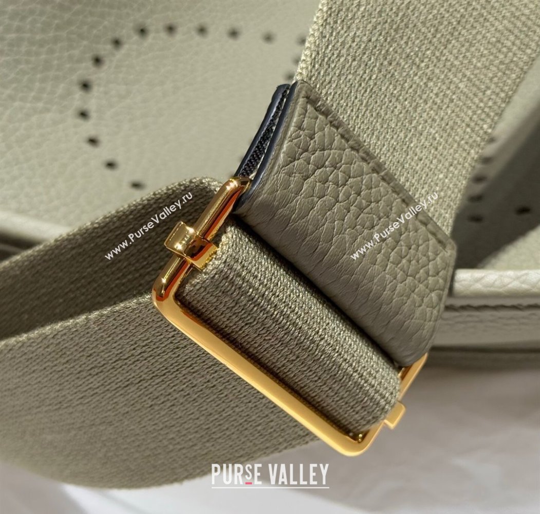 Hermes Evelyne Bag 29cm in Togo Calfskin Leather Sage Green 2025 (FL-250808118)