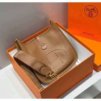 Hermes Evelyne Bag 29cm in Togo Calfskin Leather Chestnut Brown 2025 (FL-250808119)