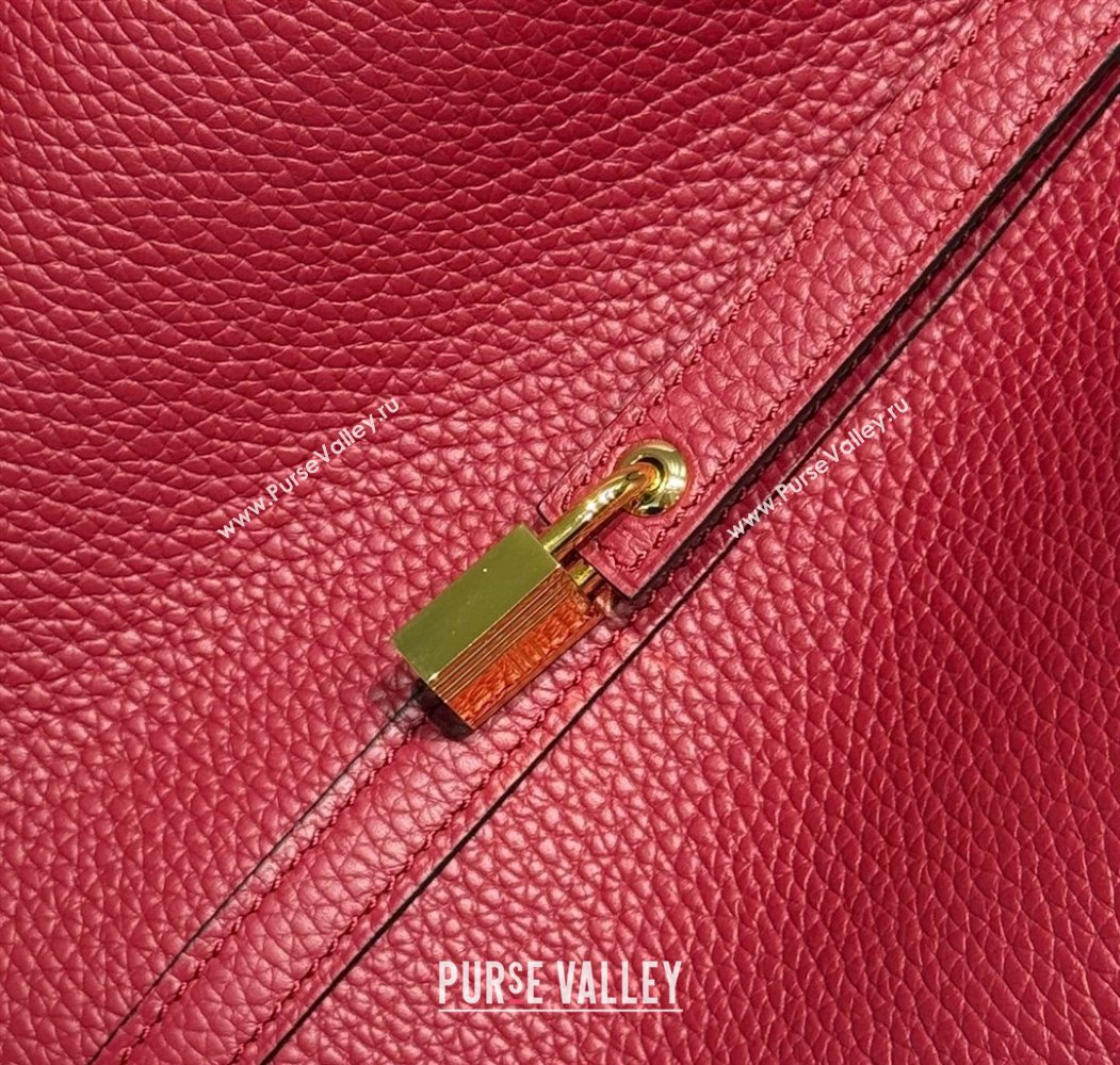 Hermes Picotin Lock Bag 22cm in Togo Calfskin Leather Stone Red 2025 (FL-250808153)